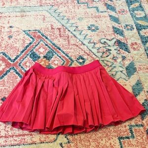 Lululemon Athletica Vibrant Red Skater Skirt